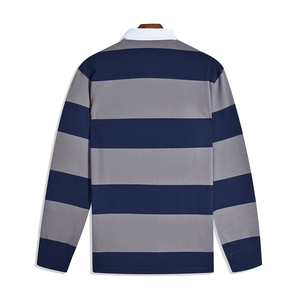 Camiseta de Rugby Clásica Unisex de Algodón de Punto, Manga Larga, Diseño Sólido, Ropa de Equipo, Cómoda, Transpirable, Antibolitas, Personalizable - Product Image 2
