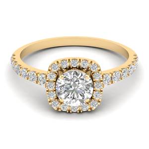 REYES último diseño 14K oro blanco sólido corte redondo 1.2Ct anillo de diamante para mujer regalo de aniversario de boda de lujo joyería fina - Product Image 6