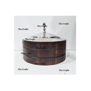 Diseño admirable de madera y madre de perla Hot Pot Cazuela para bodas y hoteles Sirviendo comida Hot Pot - Product Image 3