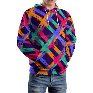 Sudaderas con capucha de bloque de color de manga larga para hombre unisex en Pakistán Logotipo personalizado Técnica teñida de lana de invierno - Product Image 5