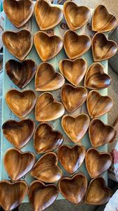 Best Product 100%High Quality Wooden Candle Bowl with <b>Heart</b> <b>Shape</b> Bowl for Diwali Christmas Decorative Item Latest Design - Product Image 3