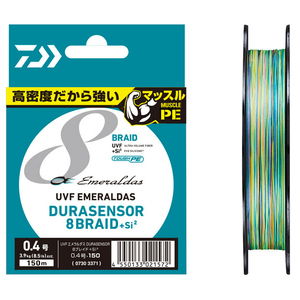 DAIWA uvf emeraldas Dura SENSOR X8 + สายเบ็ด Si2 150เมตร (จำนวน: 0.4/0.5/0.6/0.8) - Product Image 1