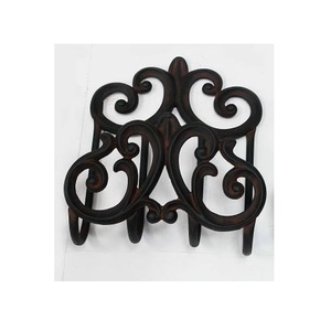 Colgador de manguera de Metal recubierto de polvo negro hecho a mano, montaje en pared, decorativo, duradero, manguera de jardín, carrete de manguera de almacenamiento para uso en exteriores - Product Image 4