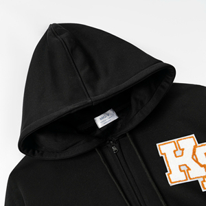Sudadera extragrande unisex de alta calidad, Sudadera con capucha y cremallera doble personalizada, tejido polar de algodón transpirable, estampado XL para invierno - Product Image 4