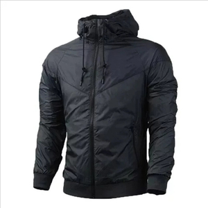 Winter Men's Windbreaker <b>Jackets</b> OEM Customized Ultra <b>Light</b> Waterproof Double Sided Pockets Men Windbreaker <b>Jackets</b> For Men - Product Image 6