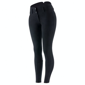 Nuevos pantalones de equitación de cintura alta para mujer, ropa ecuestre elástica completa, fabricación personalizada, venta al por mayor, pantalones a granel - Product Image 4