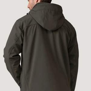 Chaqueta Softshell impermeable para hombre con capucha: ligera, transpirable y resistente al viento, perfecta para aventuras al aire libre - Product Image 5