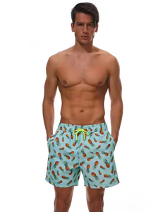 OEM Printed Logo Swim <b>Trunks</b> Casual Polyester Gym Shorts Nylon Shorts Custom unique style Summer <b>Mens</b> unisex Swimwear - Product Image 6