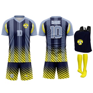 Conjuntos de Camisetas de Fútbol con Impresión Digital, Transpirables, Pantalones Cortos, Camisetas de Fútbol para Hombre, Ropa Deportiva de Fútbol Personalizada, Uniforme de Equipo de Alta Calidad - Product Image 1