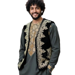 Chaleco Étnico Cultural Tradicional sin Mangas para Hombre, Transpirable, de Alta Calidad, Hecho a Mano, con Detalles de Artesanía, Personalizable - Product Image 1