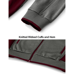 Conjunto Deportivo Elegante para Hombre, Traje de Correr con Cuello Alto para Trotar, Deportes y Ropa Urbana, Conjunto Cómodo de Dos Piezas para Hombre - Product Image 4