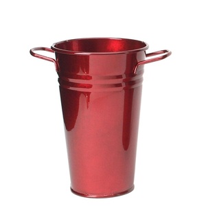 Jardinière de vase de sol à impression personnalisée en aluminium moderne fait à la main avec un design écologique pour la décoration de jardin à la maison-Couleurs personnalisées disponibles - Product Image 4
