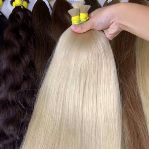 Chaude En Gros En Vrac Vierge Super Double Dessiné Longue Ligne Droite Vietnamien Cheveux Bruts Couleur Brun Clair - Product Image 1