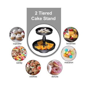 Handmade Designer Metal Cake Stand for Trendy Interior Decor Party Styling with Custom MOQ 500 <b>resin</b> <b>epoxy</b> mold - Product Image 3