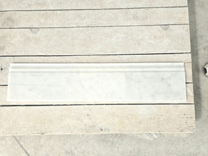 2025 turc Bianco Ibiza moulures de plinthe en marbre blanc poli 20x30cm décorations intérieures et extérieures fabriquées en Turquie - Product Image 6