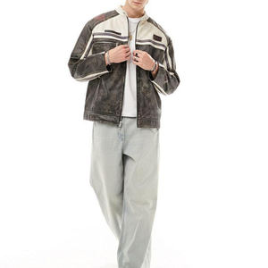 แจ็กเก็ตหนังสำหรับผู้ชายเสื้อแจ็กเก็ตหนังแฟชั่นใหม่สำหรับฤดูหนาว - Product Image 5