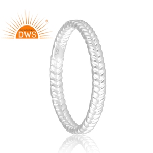 Anillo de banda de Plata de Ley 925 de diseño único para mujer, diseños personalizados, joyería para mujer, regalo para ella. - Product Image 2