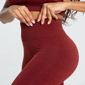 Mallas informales de cintura alta para gimnasio, Fitness, Yoga, secado rápido, transpirables, sin costuras, para mujer - Product Image 4