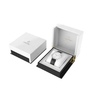 Özel Logo baskı lüks saat kutusu moda hediye ambalaj kutusu