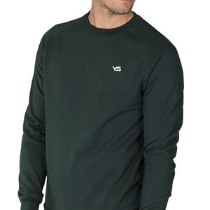 Pull-over à col rond surdimensionné OEM de haute qualité, sweat-shirt à manches longues avec logo personnalisé imprimé de tissu polaire pour hommes pour l'hiver - Product Image 2
