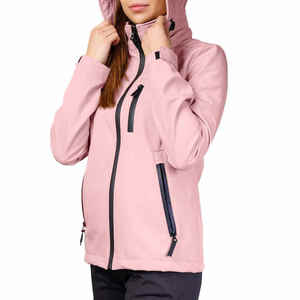Respirant grande taille femmes Softshell veste Polyester léger imperméable pour l'automne extérieur-veste Softshell personnalisable - Product Image 1