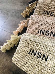 Sac à main et fourre-tout Crochet sac motif/raphia sac à main pour femme pour Shopping/plage été tissé à la main sac - Product Image 5