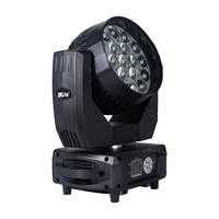 Projecteur LED mobile 19x15W MAC Aura RGBWA avec contrôle DMX512, compatible Google Assistant, intensité variable, culot B22 pour événements/fêtes