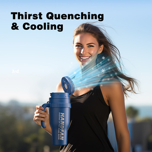 Quạt bình nước ngoài trời <span class=keywords><strong>2025</strong></span> mẫu mới 1.18L, bình nước thời trang và di động, quà tặng quạt bình nước - Product Image 1