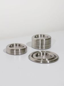 Juego de 6 posavasos de cobre y latón martillados con soporte de madera posavasos elegantes para decoración del hogar y regalos - Product Image 6