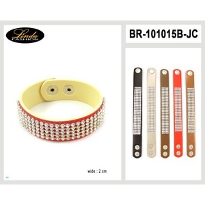 Accessorio di moda bracciale Tennis in ecopelle a forma di fiore - Product Image 5