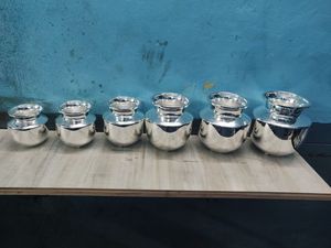 ฝาแก้วอลูมิเนียมแบบดั้งเดิมที่มีฝาปิดเป็นแก้วใช้ทำอาหารสำหรับห้องครัว biryani งานแฮนด์เมดเครื่องล้างจานเป็นมิตรกับสิ่งแวดล้อม - Product Image 2