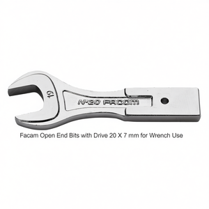 Embouts à douille ouverte Facom avec embout de 20 x 7 mm pour clé à douille - Product Image 3