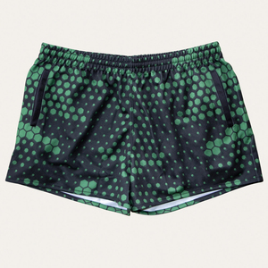 Pantalones cortos de rugby de 100% poliéster personalizados para mujeres y adultos ecológicos, logotipo bordado personalizado, impresión transpirable, servicio Oem - Product Image 5