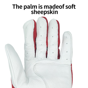 ถุงมือเล่นซอฟต์บอลหนังแท้แบบยาวมีโลโก้สำหรับผู้ใหญ่ใส่สบายน้ำหนักเบา - Product Image 3