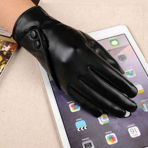 Gants de travail unis à écran tactile en cuir de vachette robuste pour la construction, le jardinage, l'agriculture, la sécurité et l'approvisionnement en vrac. - Product Image 6