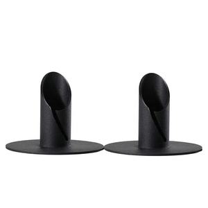 Le bougeoir en métal fini mat de conception minimaliste tient la décoration à la maison durable pour l'approvisionnement en éclairage de table - Product Image 4