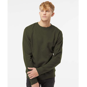 High Quality 100% Cotton Solid <b>Thick</b> <b>Fleece</b> Pullover Sweatshirt Printing and Embroidery OEM Custom Black Autumn Men - Product Image 4