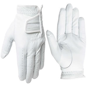 Gants de golf et de cyclisme pour hommes, main gauche/droite, en cuir d'agneau véritable, doux, respirants, antidérapants, avec logo personnalisé, imperméables - Product Image 5