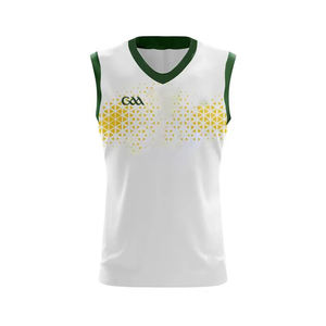 GAA เสื้อเจอร์ซีย์แขนกุดชุดกีฬาโลโก้และตราสโมสรออกแบบโลโก้ได้ตามต้องการ - Product Image 5