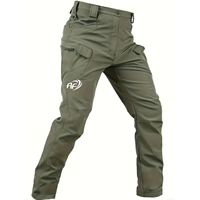Uniforme Táctico de Guardia de Seguridad de Primera Calidad, Chaqueta y Pantalón Verde Oliva con Cierre Completo, Tejido Suave Impermeable para Hombre, Invierno