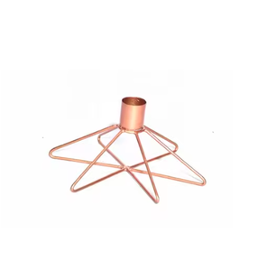 Style nordique en gros personnalisé décoratif bougie votive bougeoir décor à la maison accessoires accessoires d'éclairage en métal - Product Image 5