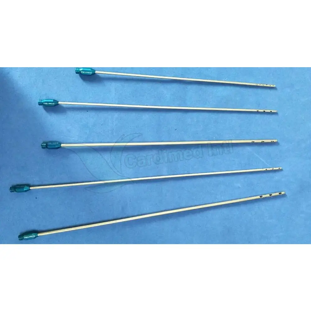 Abdomen & Saddlebag Infiltration Liposuction Cannula of 5Pcs Handle Surgery Lipo Plastic Suction Fat Injection