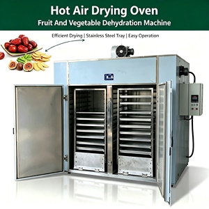 Armoire de séchage industrielle à circulation d'air chaud pour la déshydratation des mangues dans une usine de transformation alimentaire - Product Image 1