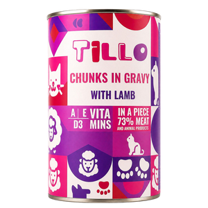 TILLO Nourriture humide pour chat en conserve - 415 g - Agneau - Product Image 1