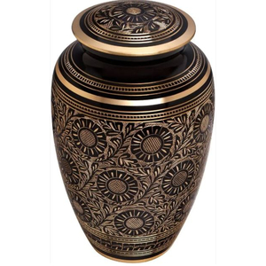 Antique Design Pattern Brass <b>Large</b> Keepsake Urns Brass Grecian Pattern Latest Design Adults Cremation Urn - Product Image 4