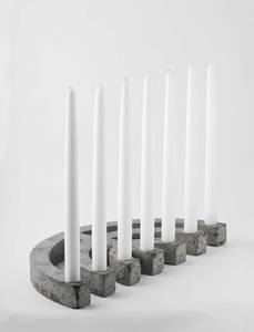 Ensemble de bougeoirs modernes en cuivre et noir, supports décoratifs élégants, accents de décoration intérieure élégants pour le salon, la table à manger - Product Image 6