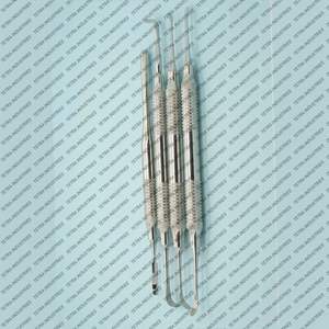 Juego de Curetas para Elevación de Senos Paranasales TETRA INDUSTRIES German Smiler M4 F15 F16, Implante Dental, Injerto Óseo # Membrana de Barrera Quirúrgica de 2 Capas - Product Image 5