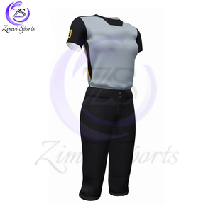 Col Montant Noir Et Gris Couleur Confortable Bonne Qualité Premium Qualité Nouveau Style Hommes Femmes Sport Porter Softball Uniformes - Product Image 3