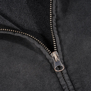 Oversized <b>Men's</b> Heavyweight Fleece Crocheted <b>Hoodie</b> Pullover Vintage Custom Printed Winter Letter Pattern - Product Image 4