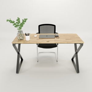 Contemporary Minimalist Ergonomic 60x140 XConcept Office <b>Computer</b> <b>Table</b> - Product Image 2